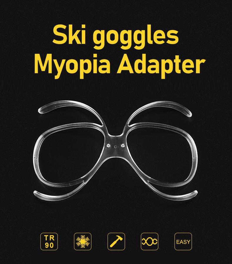 Prescription Ski Goggles Rx Insert Optical Adaptor Bendable Snowboard Flexible Universal Frame Tr90 Size Motorcycle Goggles