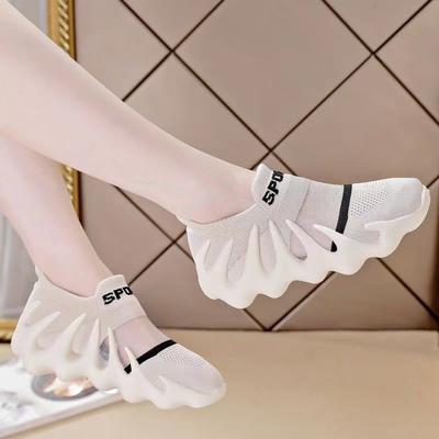 Training Fitness Shoes Women Skipping Rope Platform Treadmill Shoes Yoga Indoor Special Soft Sole Lightweight Shock Absorption Sports Shoes Women