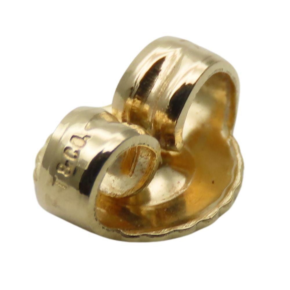 Used TIFFANY&Co. Pierce Open heart K18 yellow gold 2.5g Yellow Gold El Saperetti