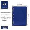 Custom A5 PU Leather Loose-Leaf Notebook for Office Meetings