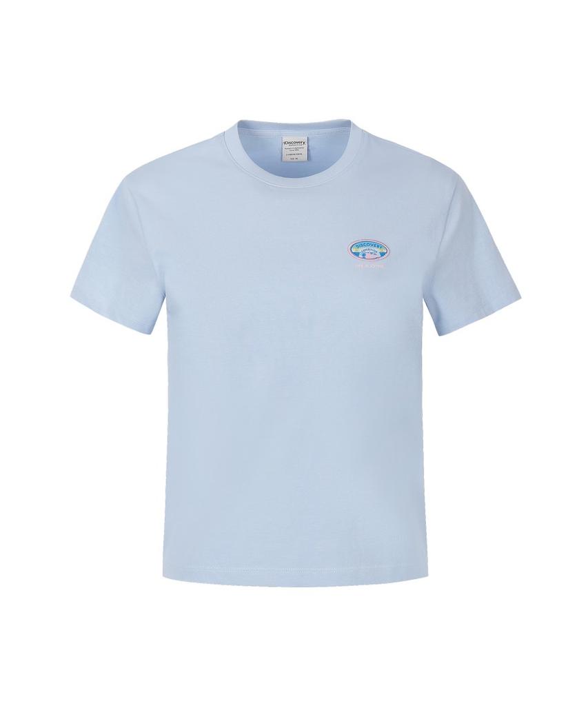DISCOVERY EXPEDITION Women'S Freshvent Boat Wappen Short Sleeve T-Shirt (L/Blue)