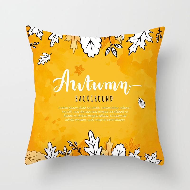 Ins Home Cartoon Plant Digital Printing Car Pillow Cushion