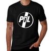 Public Image Limited Maglietta Bianca Vintage Stile Urbano Casual Manica Corta Top