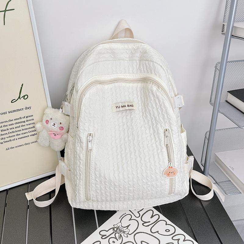 Schoolbag Japanese Ins Girl Schoolbag, Korean Version of Small Fresh Junior High School Student Cute Soft Sister Backpack Female High School Student