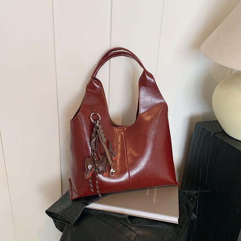 Retro Simple Commuter Underarm Bag Women's Bag Autumn New Large-capacity Simple Shoulder Tote Bag