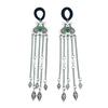 Vintage Floral Alloy Tassel Hair Accessory With Elastic Cord Boho Headband Women Travel Photography