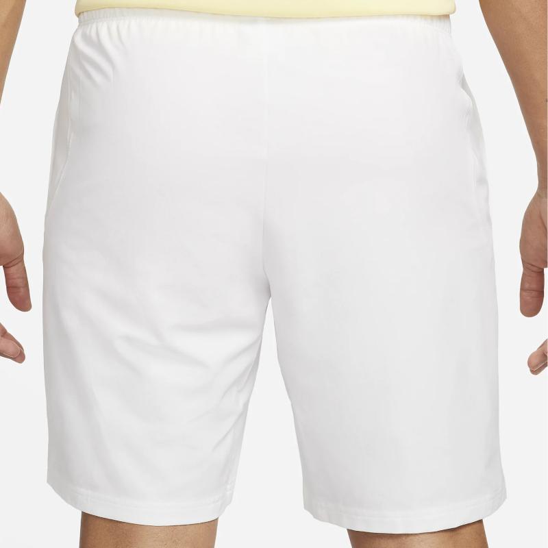 Nike Court Advantage Solid Logo Straight Leg Tennis Casual Shorts Men shorts White FD5330-100