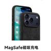 Magnetic Leather Phone Case IPhone 17 Pro 16 15 Full Cover With Suede Finish Strong Built-in Magnet