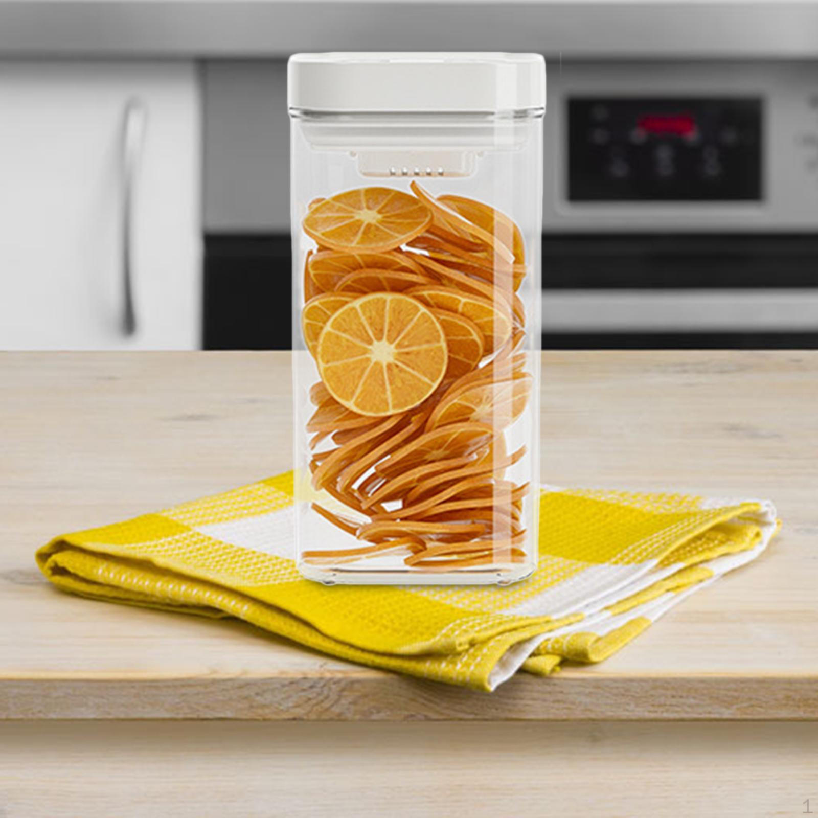 

Герметичный контейнер для хранения продуктов с крышкой, дозатор конфет, прозрачный кухонный зерновой 1700ml