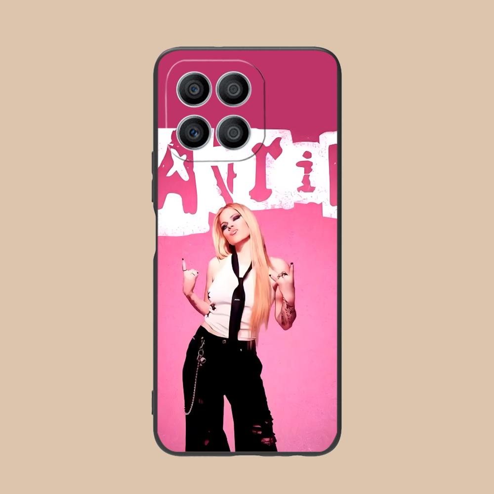 Avril Lavigne Matte TPU Mobile Phone Case for Honor 90 80 70 60 50 30 20 10 9 8 7 Pro S SE Lite 5G Colorful Printing Cover