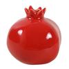 Ceramic Pomegranates Bud Vase Small Fruit Shaped Decorative Vase for Home Decor Farmhouse Rustic Flower Vase for Table Centerpiece Housewarming Gift