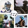 6 PCS Motorcycle Helmet Screws, Motorcycle Helmet Visor Screws with 6 PCS Clear Gasket, Helmets Accessories, Visor Screw Kit (Black)