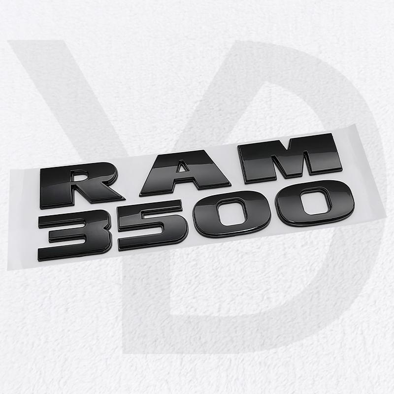 ABS Car Fender Emblem Stickers for Dodge RAM1500 RAM2500 RAM3500 RAM 1500 2500 3500 Logo Rear Trunk Badge Decals Accessories