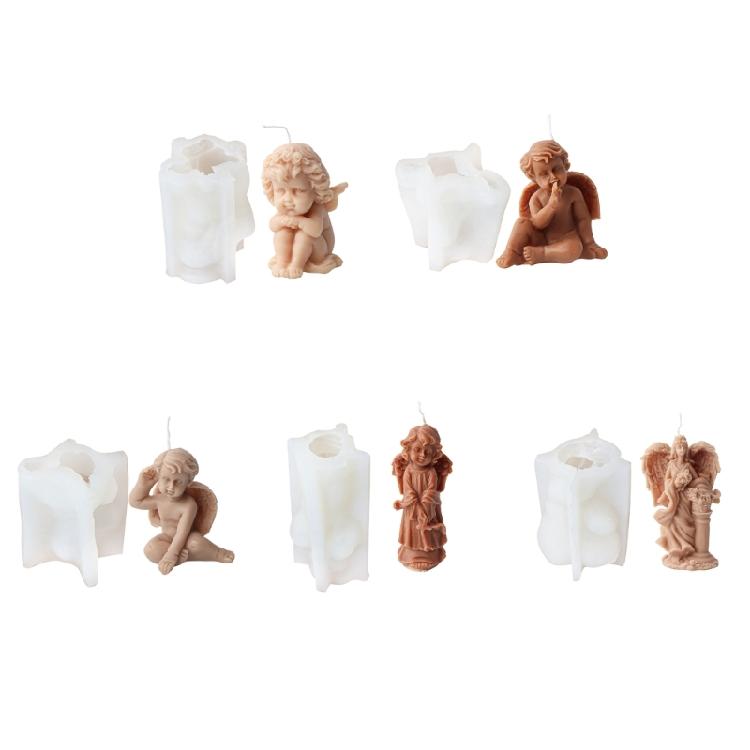 Little Angel Silicone Mold Melt Aromatherapy Handicraft Making Mould Supplies
