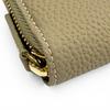 Pristine BONAVENTURA Purse Round Zip Shrink Leather Long Wallet Shrink Leather Used