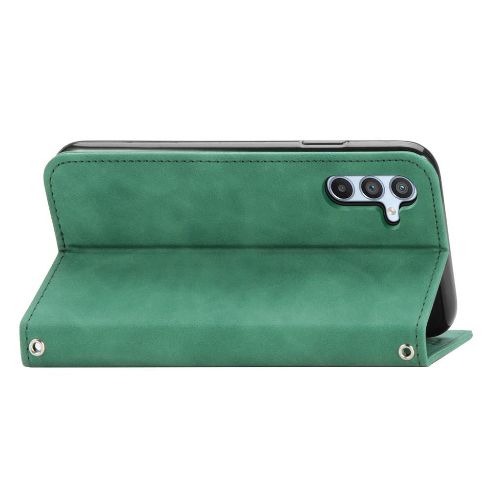 For Samsung Galaxy A36 5G Case Skin Touch Feeling Leather Card Holder Phone Cover Magnetic Absorption