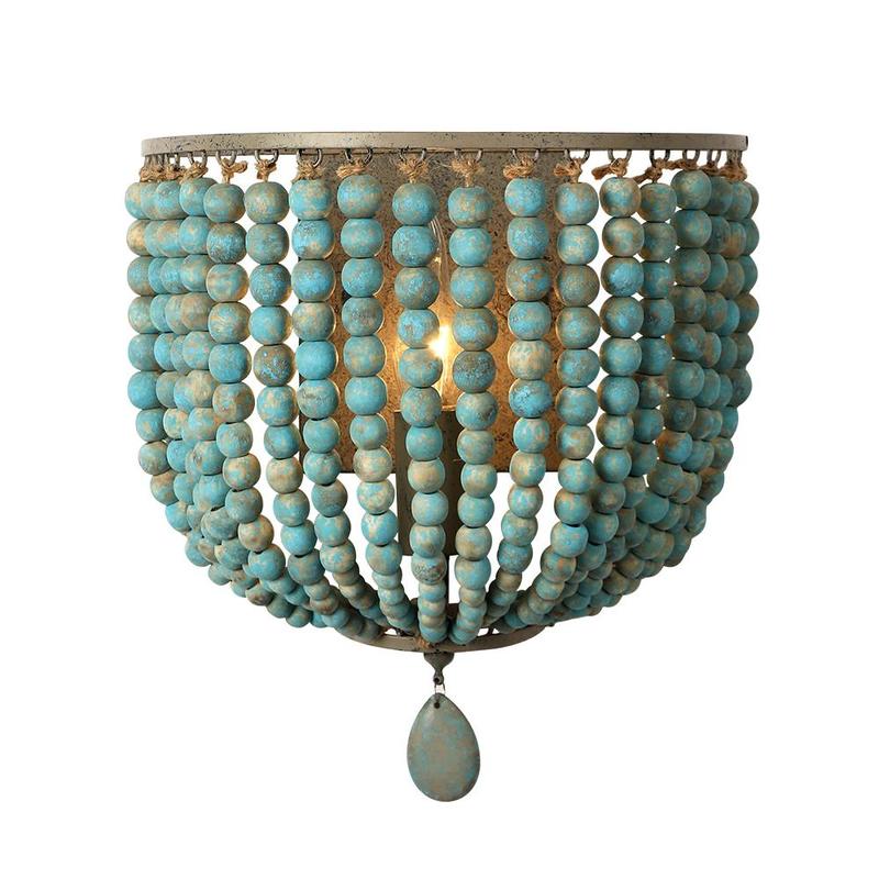 Retro matte crystal kinkiet Kids room Princess room Forged old lamps and lanterns Bedroom Princess Kinkiet (grey)