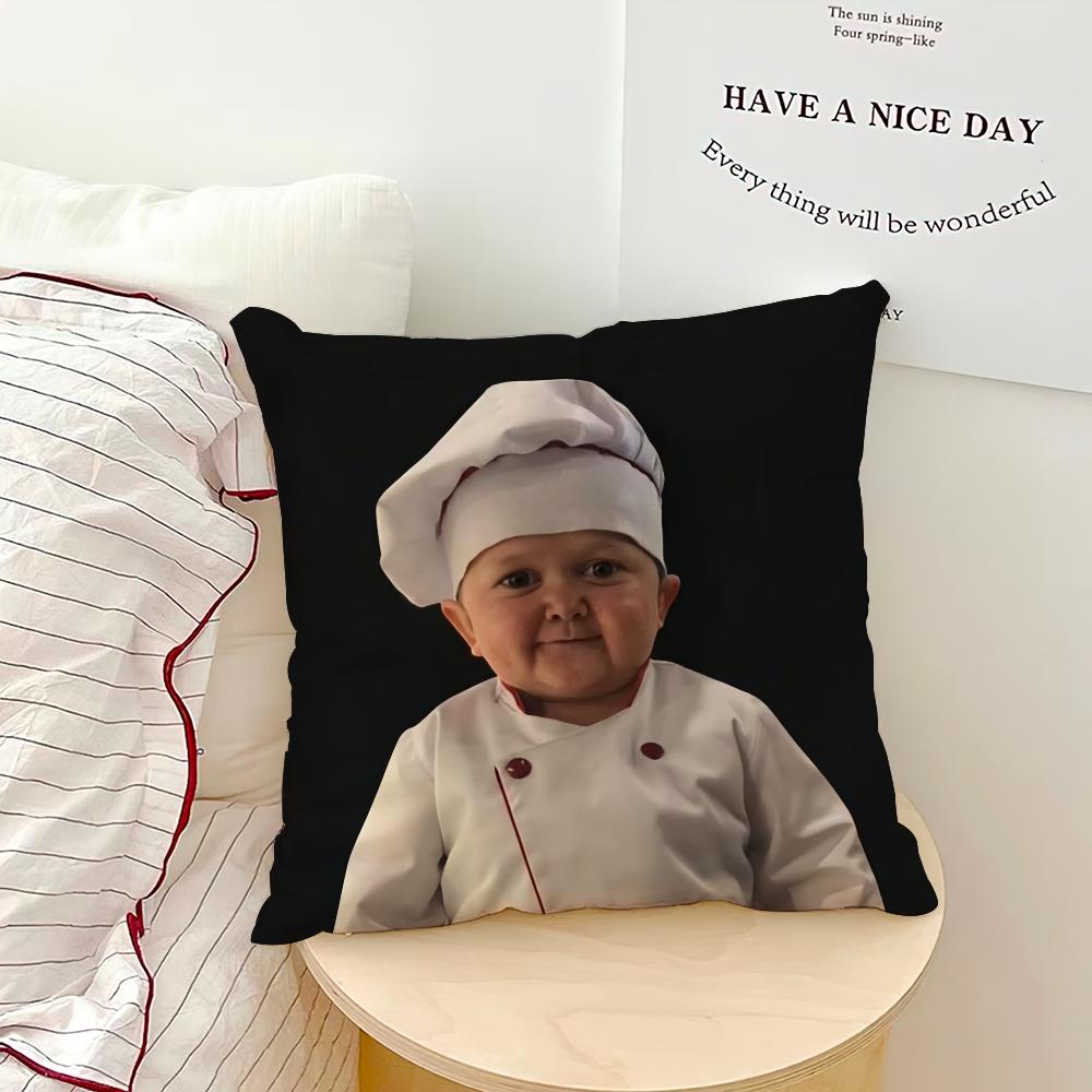Funny Hasbulla Magomedov Pillow Case Sofa Living Room Bedroom Headboard Backrest Cushion Square Cushion Nap Time