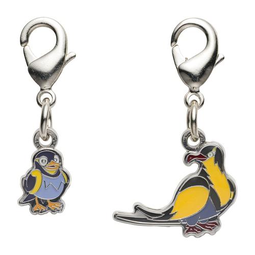 [Pokemon] Pokemon Center National Pokedex Metal Charm #940 Tadbulb & #941 Bellibolt Set