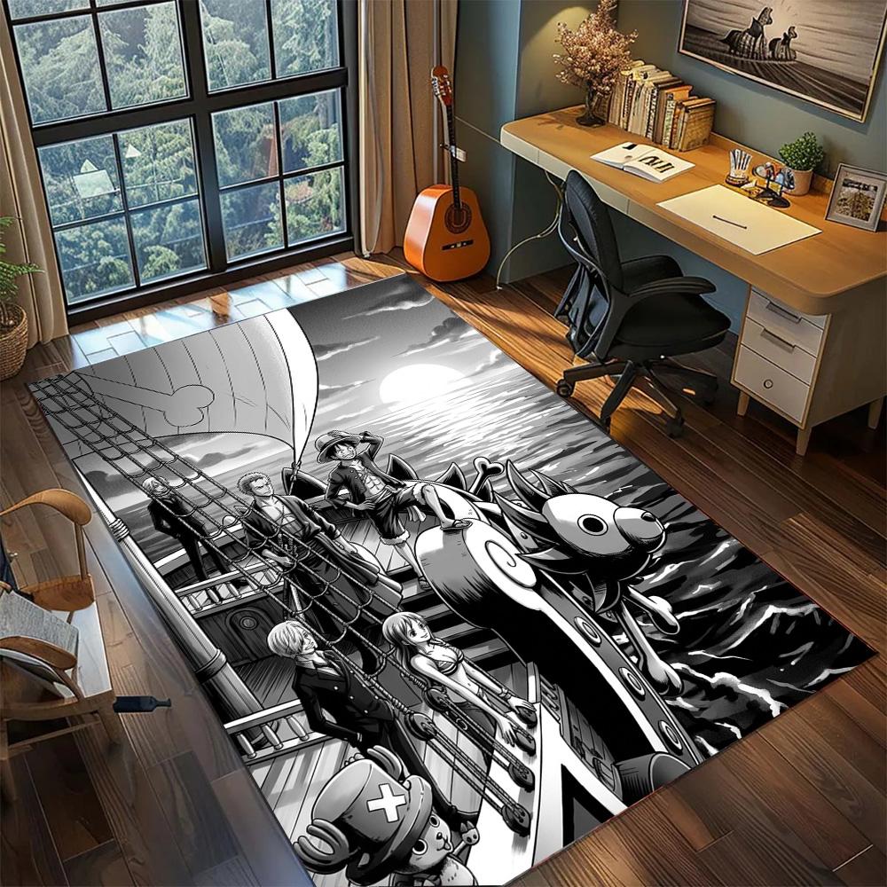 Anti-Slip One Piece Floor Mat Carpet Washable Large Area Rug for Gamer Room Bedroom Home Decor