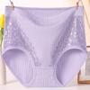 Women's High Waist Panties Cotton Breathable Underwear Briefs Ladies Underpants