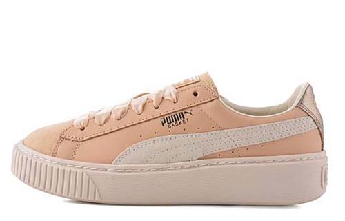 PUMA Basket Platform Up  Natural Vachetta  Women s 364934-01 36