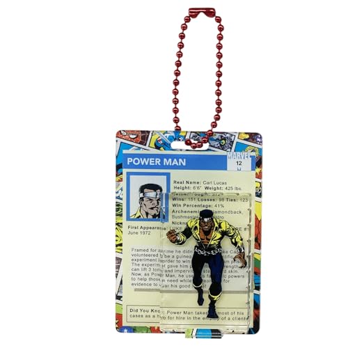 Small Planet Marvel Figures/Blind Blister-Style Acrylic Keychains, Complete Set of 10