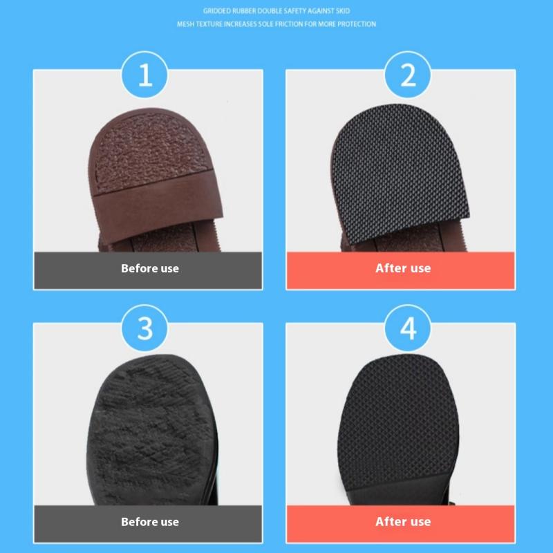 2/5PCS Wear Resistant Self Adhesive Stickers Protective Paster EVA Shoe Sole Anti Slip Stickers High Heels Anti Damage Patch