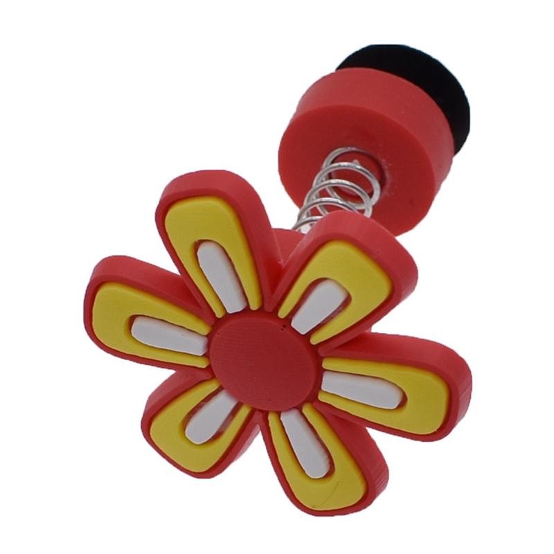 1 Pcs Creative Shoe Charms Slippers Accessories Spring Flower Decorations PVC Buckle for Kids Adult Bracelets Wristban