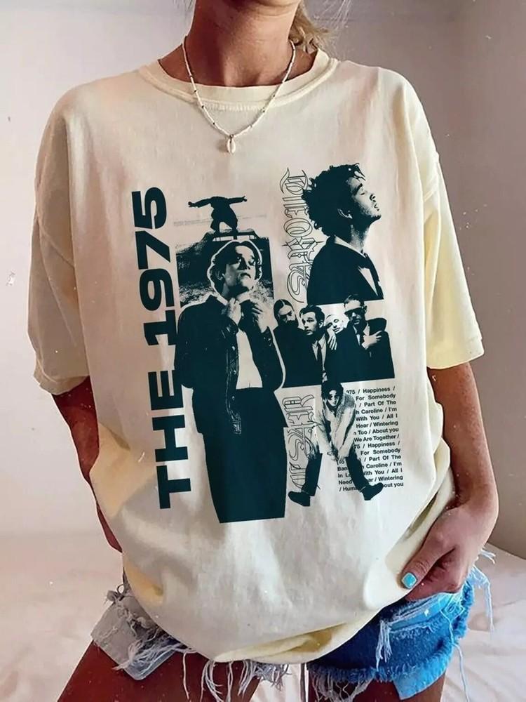Vintage The 1975 T-shirt The 1975 Rock Shirt Gift for Women and Men