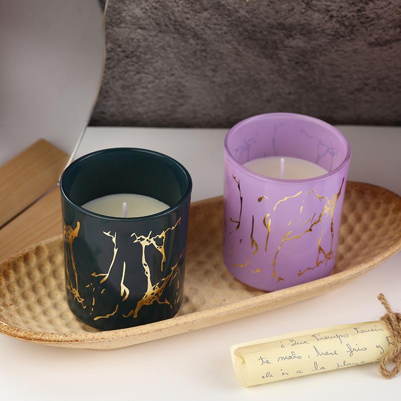 Handmade Non-gilding Glass Cup Scented Candle Creative Scented Souvenir Scented Candle