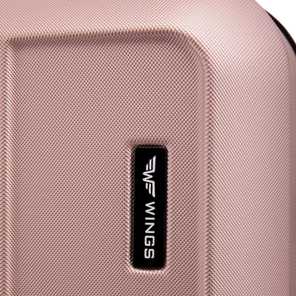 Set of 3 Wings Harrier Rose Gold Suitcases