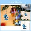 Creative Acrylic Flat Pendant Car Rearview Mirror Decoration Charming Cartoon Style