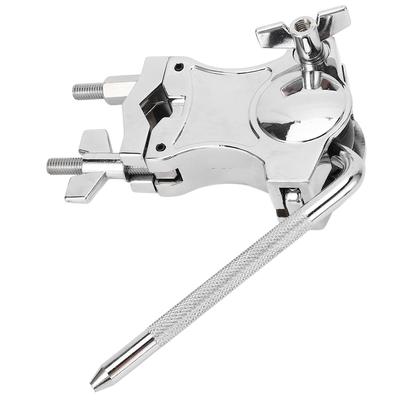 L Rod Cowbells Clamp Adjustable Stainless Steel Drum Clamp Cowling Mounting Bracket for Drum Accessories