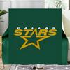 Dallas Hockey Team Blanket Flannel Throw for Sofa, Indoor, Camping, Living Room, Office, Chair, And Bed Soft Birthday Gift