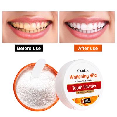 GUANJING Vitamin C Collagen Tooth Powder Protects Gums To Remove Yellow Stains Tooth Powder