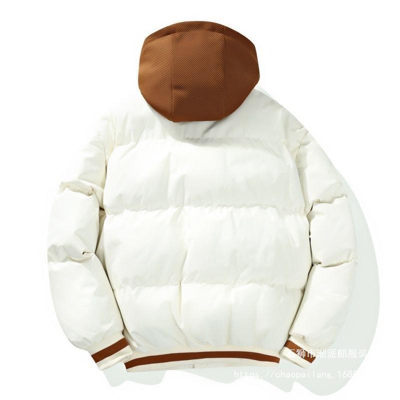 Specially for New Trendy Brand Cotton-padded Jackets Men's Hooded Autumn and Winter Thickened Cotton Jackets Men's Loose and Casual
