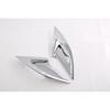 Front Fog Light Tail Lamp Lid Cover Trim For  Honda Accord 2pcs ABS Chrome