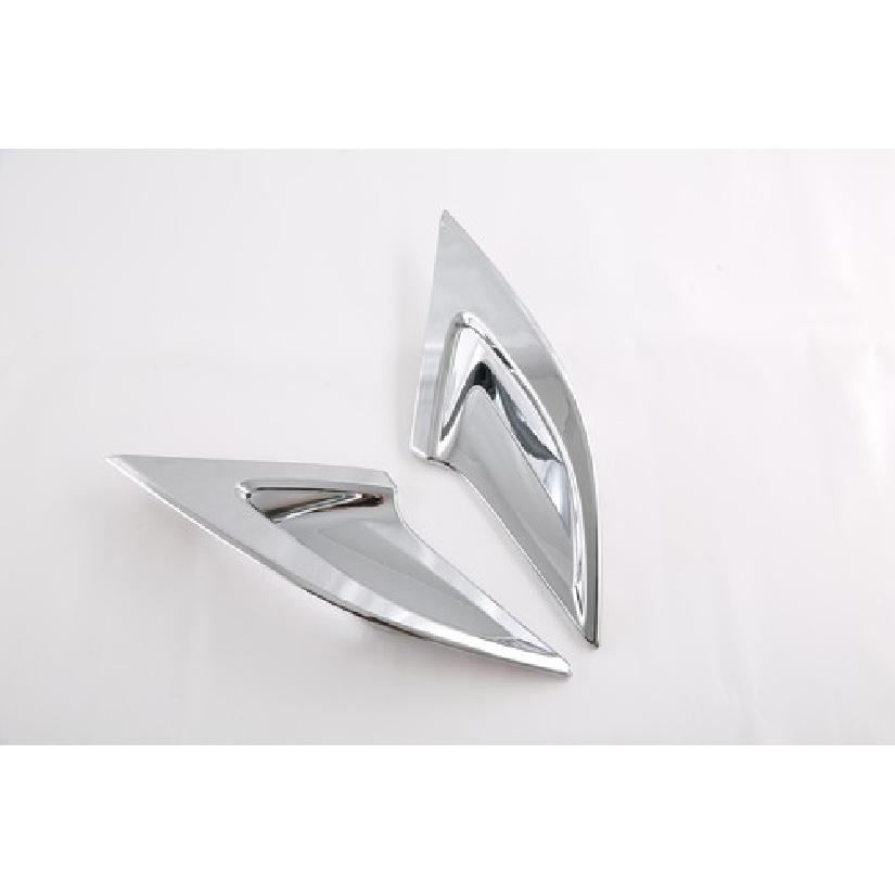 Front Fog Light Tail Lamp Lid Cover Trim For Honda Accord 2pcs ABS Chrome