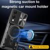 Slide Lens Push Window Armor Funda for Samsung Galaxy S25 Edge 5G Case for Galaxy S25 Slim Case Magnetic Rotate Ring Stand Cover