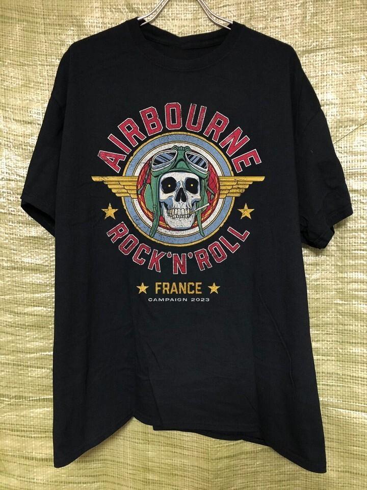 

Airbourne Rock N Roll Concerts In France 2023 TShirt All Size S To 5XL KN494 Unisex T-Shirt XL