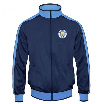Manchester City FC Jungen Retro Trainingsjacke