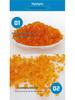 Cobalt-Free Color-Changing Silica Gel Desiccant 3-5mm – Orange Moisture-Proof Dehumidifier