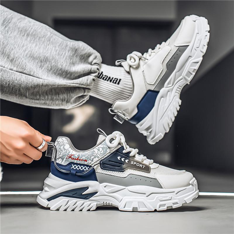 2026 Nuove Scarpe da Uomo Personalizzate Versatili alla Moda Sportive e per il Tempo Libero in Rete con Suola Spessa Comode alla Moda