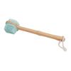 Back Scrubber Long Handle Double Sided Gentle Massage Exfoliating Body Shower Brush with Lanyard