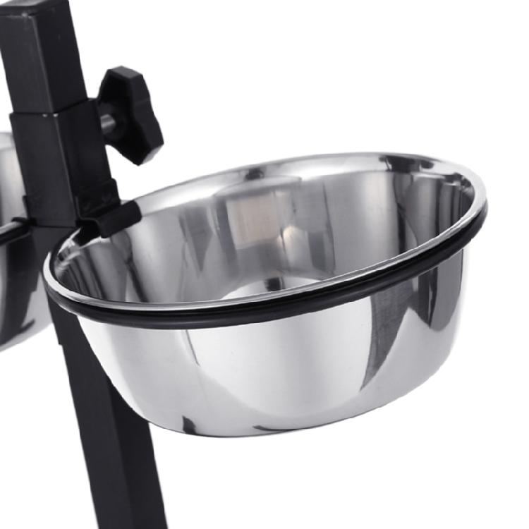 Anti-slip Elevated Durable Dog Bowls Adjustable Height Pet Cat Feeding Dish