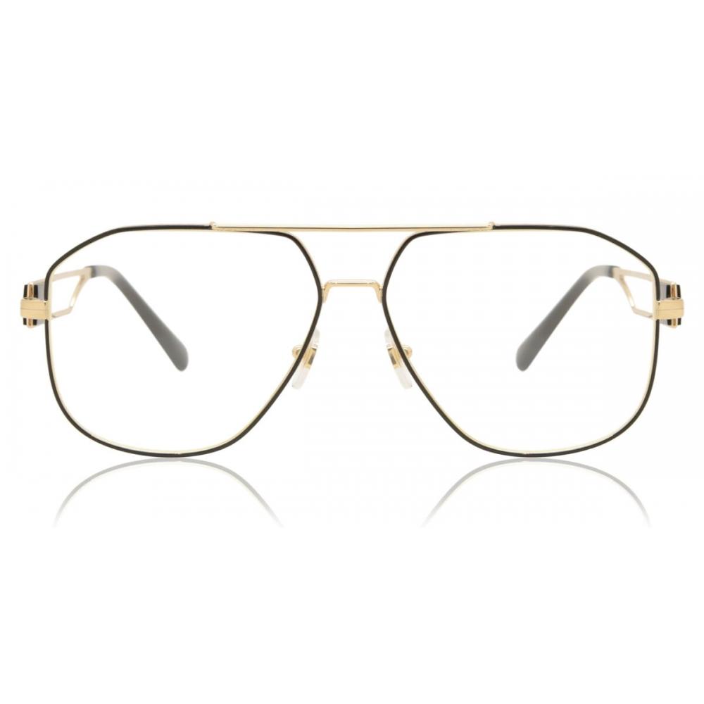

Versace Ve1287 1443 Men Eyeglasses Black on Gold/59