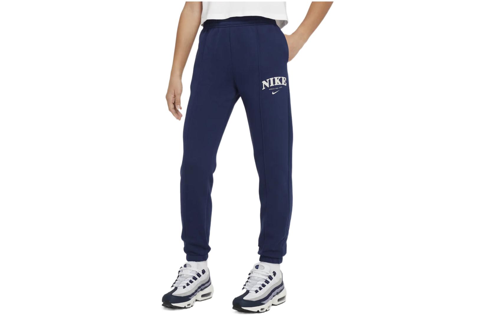 Kids Nike Knitted Sweatpants Blue FD0886-410 L