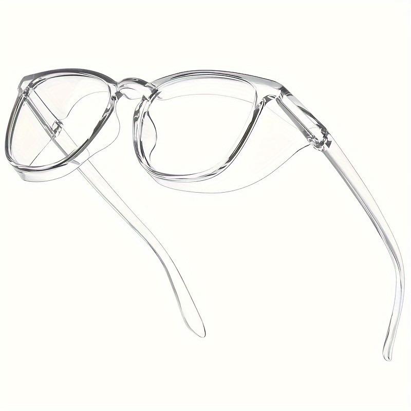 Fresh Practical Vintage Large Frame Glasses with Shields for Men Women Students Casual School Business Supplies