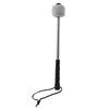 Classy-4Pcs Bass Drum Mallet Felt Head Percussion Mallets Timpani Sticks With Stainless Steel Handle,White